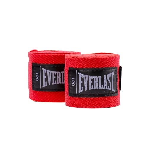 Everlast 120” Handwraps – Breathable Polyester-Cotton, Hook & Loop Closure, Wrist & Knuckle Protection, Wear Under Boxing or Training Gloves – Great for Combat Sports - Image 5