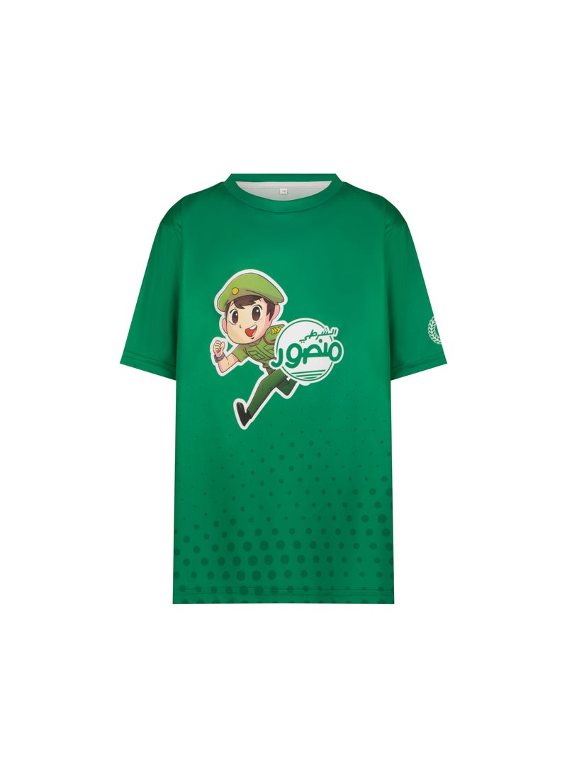 Dubai Police Mansour Kids T-shirt Green - pzsku/Z41F4AE68417F8901298AZ/45/_/1727690328/b778f8ff-1854-47e0-b7a8-0b523c5e2f73