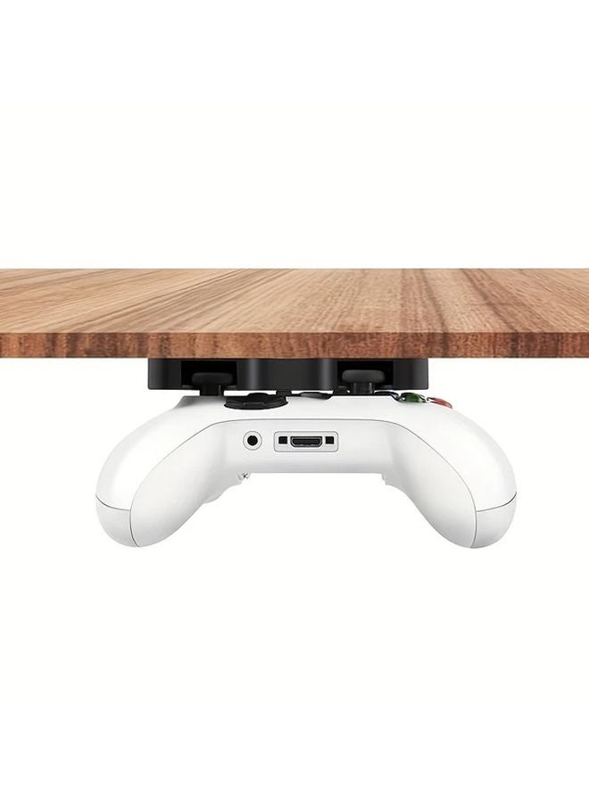 حامل تحكم الألعاب الأسود لـ Xbox Series X S و Switch Pro مع وسادة لاصقة - Image 1