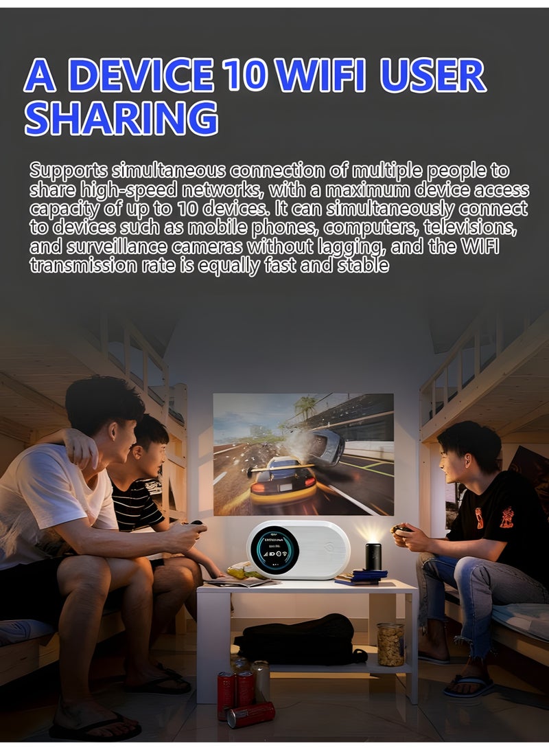 كلوزيلي راوتر واي فاي محمول، راوتر لاسلكي CPE، مودم 4G LTE، WiFi 6 ثنائي النطاق، سرعة 300 ميجابت في الثانية، بطارية 3000 مللي أمبير، توصيل وتشغيل فوري، تشفير أمان WPA/WPA2، عرض الوقت واستهلاك البيانات، إشارة مستقرة، يدعم حتى 10 أجهزة في نفس الوقت، مناسب للمنزل والسفر والاستخدام الخارجي - Image 3