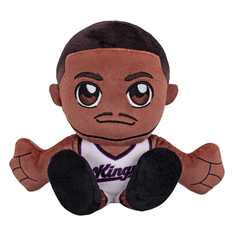 بليتشر كرييتشرز المخلوقات المبيضة ساكرامنتو الملوك ديارون فوكس 8 "" NBA Kuricha Sitting Plush - Soft Chibi مستوحى من NBA Superstar - Image 1