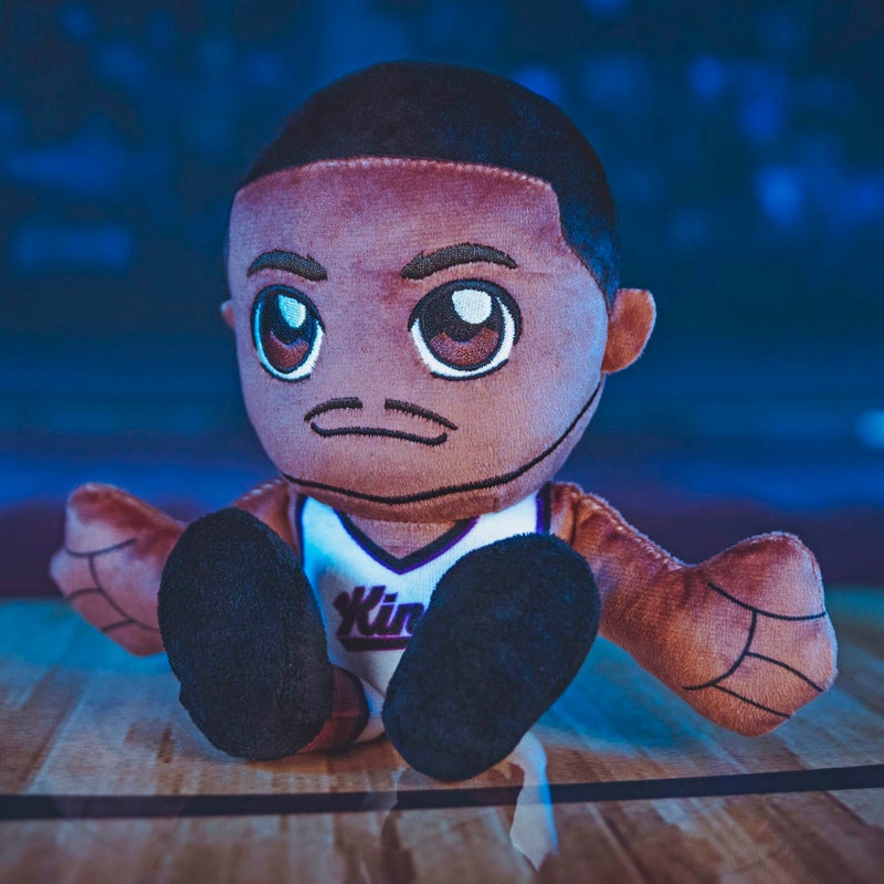 بليتشر كرييتشرز المخلوقات المبيضة ساكرامنتو الملوك ديارون فوكس 8 "" NBA Kuricha Sitting Plush - Soft Chibi مستوحى من NBA Superstar - Image 4