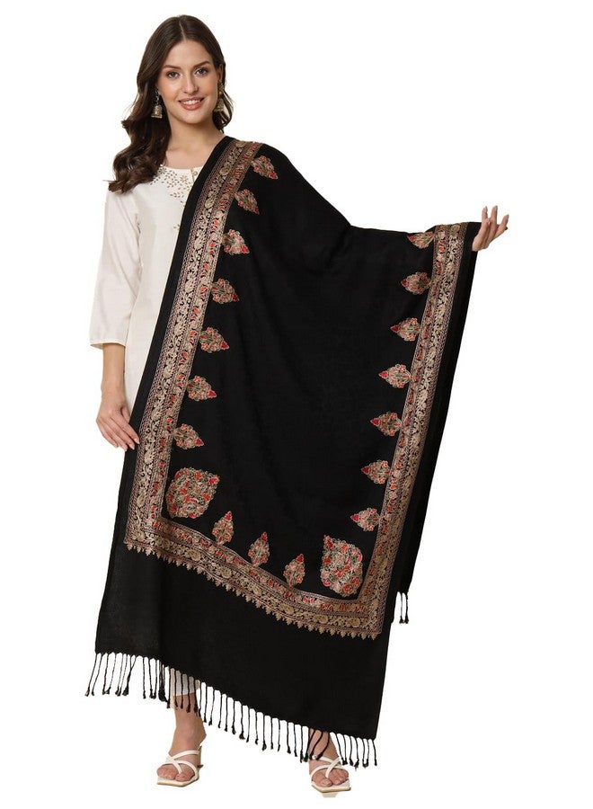 Pashmoda Women Gulzaar Embroidered Stole (Size 71X203 CM) - Image 1