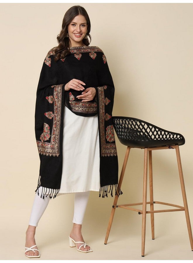Pashmoda Women Gulzaar Embroidered Stole (Size 71X203 CM) - Image 3
