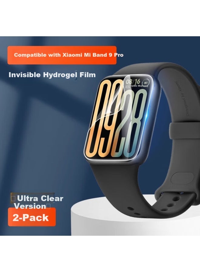 Watchbond Xiaomi Mi Band 9 Pro Hydrogel Film Ultra Clear Waterproof Sweatproof Scratch-resistant Hd Curved Full Screen Protector Xiaomi Watch 9 Pro Tempered Glass Screen Protector - Image 1