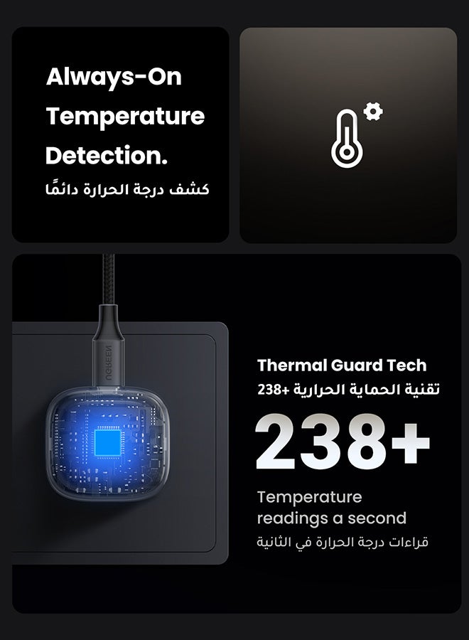 Ugreen Nexode 35W USB C Charger Fast Charging GaN Tech Type C Plug Compact Travel Power Adapter For iPhone 16 15 Series iPad Air Samsung Galaxy Huawei Xiaomi Apple Watch S10 Airpods 4 - Image 5