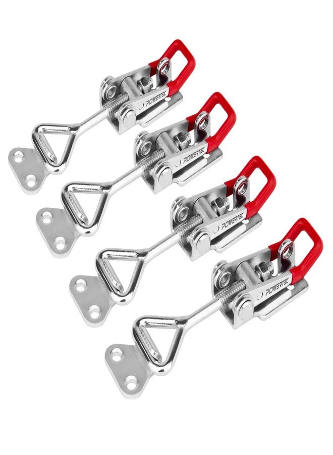 POWERTEC 20333 Pull-Action Latch Toggle Clamp, 400 lbs Capacity, 4002, 4PK - Image 1