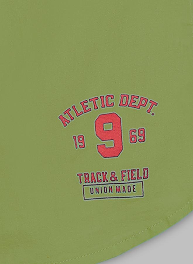 Infinity Kids Green Cotton Short Sleeves Shirt - Image 3