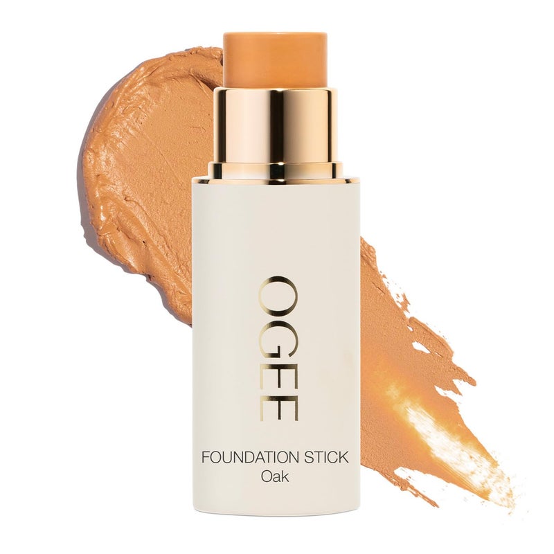 Ogee Sculpted Complexion Foundation Stick Oak 55N  Medium Beige Golden Undertones Full Coverage Foundation Makeup  Instantly Balance  Even Complexion  70 Organic Ingredients