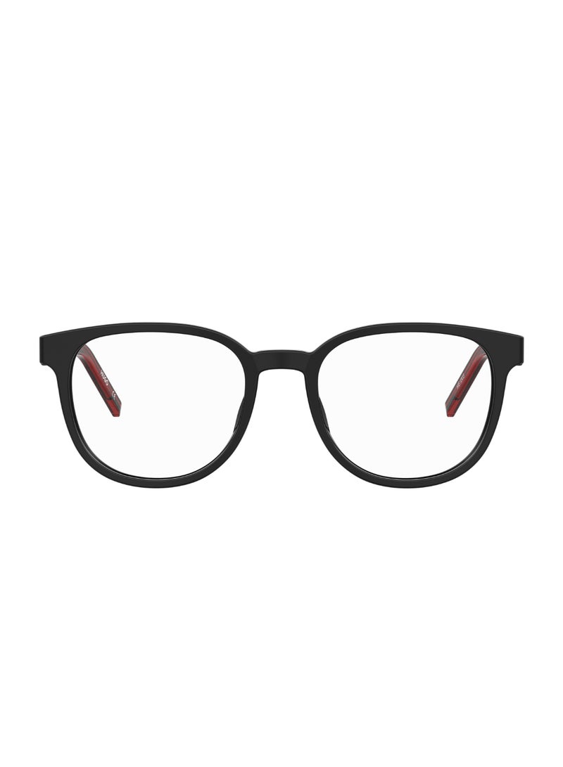 HUGO Women's  Rectangular Shape Acetate Sunglasses Hg 1303  42 - Lens Size: 41.6 Mm - Black Red - Image 3