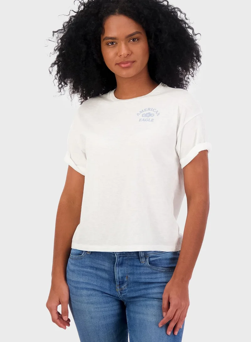 American Eagle Crew Neck T-Shirts