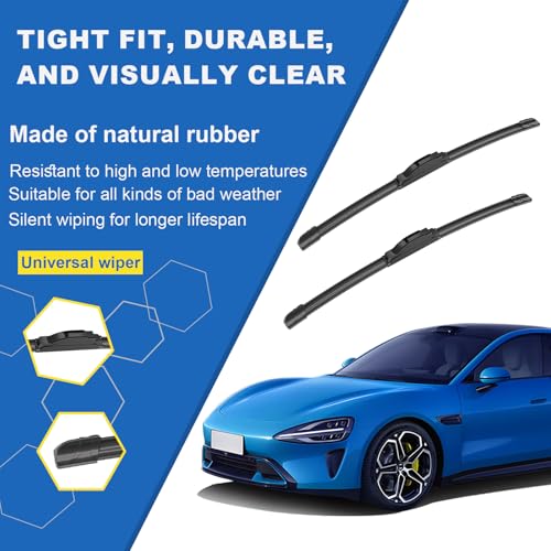 SIMPWIBLD 3 wipers Replacement for 2013-2020 Toyota RAV4 Windshield Wiper Blades Original Equipment Replacement 26"+16"+10" (Set of 3) U/J HOOK - Image 4