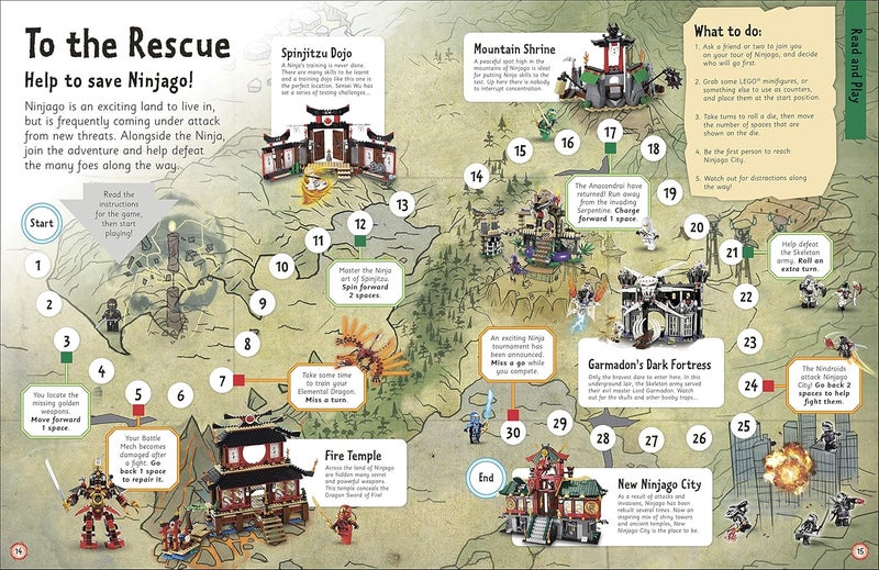 LEGO NINJAGO Training & Battles Ultimate Factivity Book  - Image 4