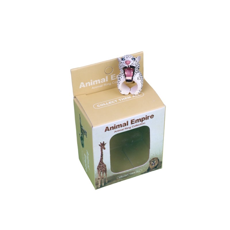 Animal Empire Black White Tiger Ring - ZZ14214 - Image 1