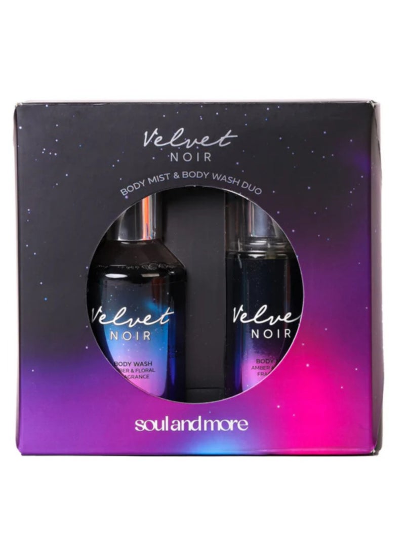 SOUL & MORE Soul and more Velvet Noir set of 2 (body mist & shower gel)