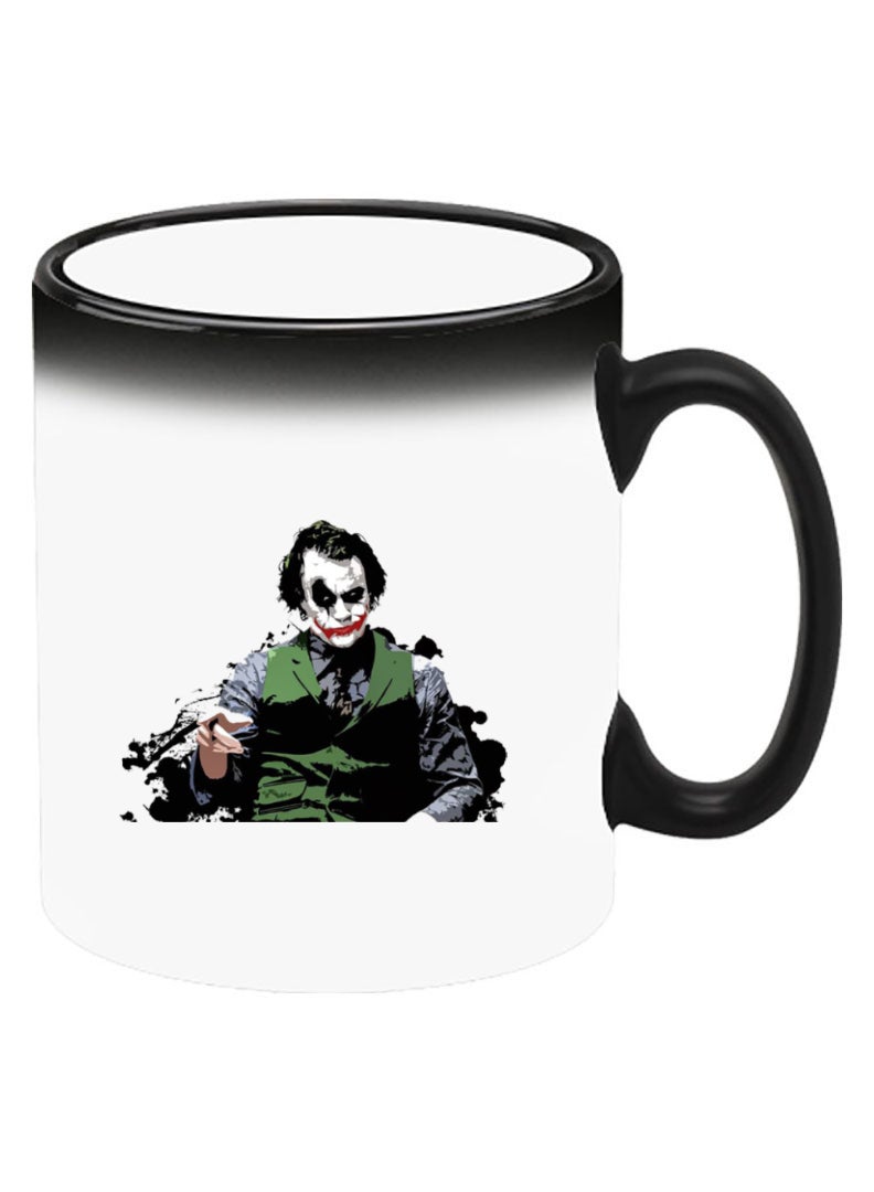 Theodor Color Changing Heat Sensitive Ceramic Mug, Image Revealed When HOT Liquid is Added! Joker Pointing - Image 2