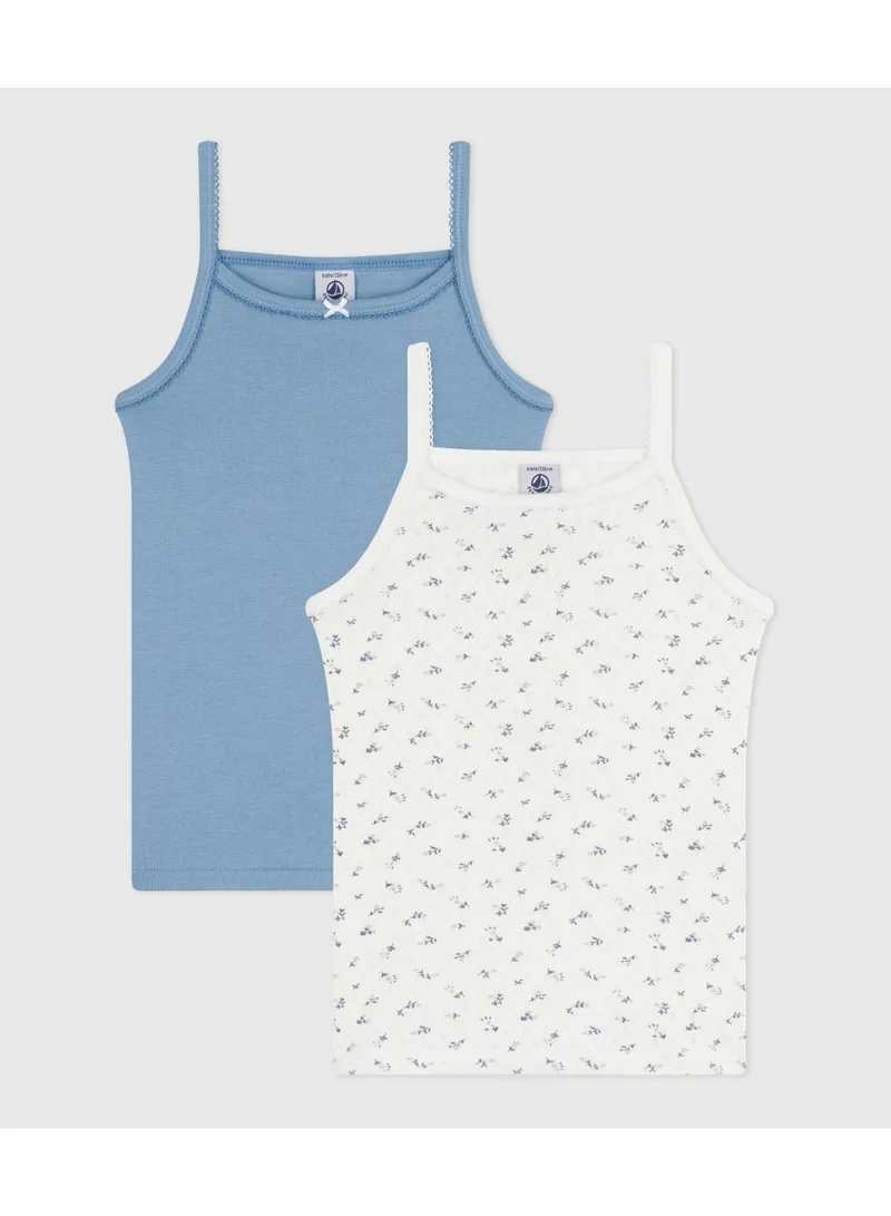 Petit Bateau Pack of children's strappy cotton vests