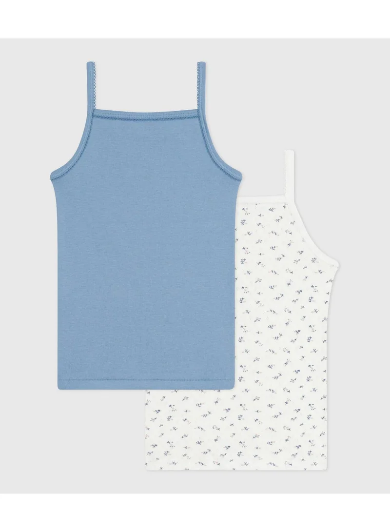Petit Bateau Pack of children's strappy cotton vests