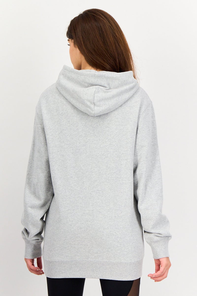 PUMA هودي خارجي طويل الأكمام للنساء، رمادي - Image 3