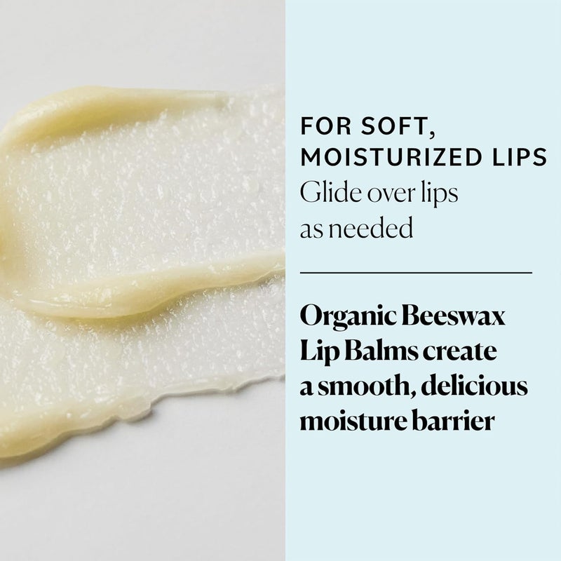 Sky Organics Organic Lip Balms With Beeswax for Lips, USDA Certified Organic, Four Assorted Flavors to Moisturize, Soothe & Soften, 4pk. - Image 2