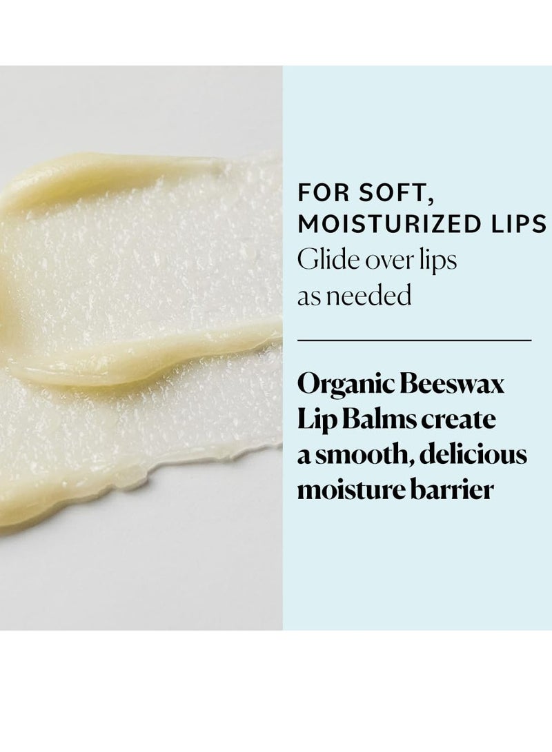 Sky Organics Sky Organics - Organic Lip Balm Set (4-Pack) - Organic Beeswax, Botanical Oils & Extracts - Vitamin E & Organic Natural Flavors - Beauty Gift Set - All Skin Types & Cruelty Free - Lip Care & Self Care - Image 4