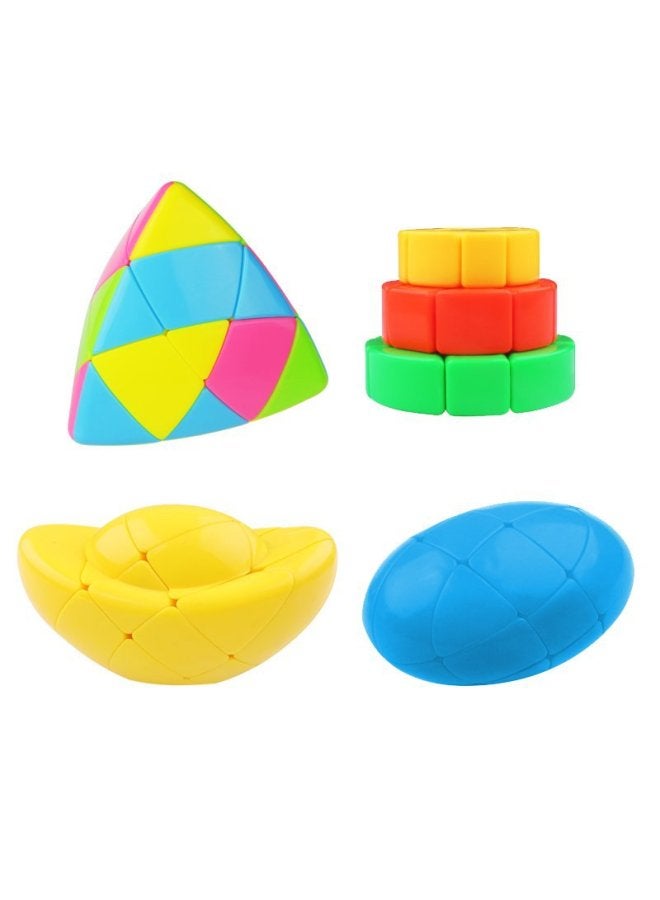 Yuxin Science And Education Training Combination Special-shaped Rubik's Cube Set Zongzi Dazzling Egg Yuanbao Cake Rubik's Cube Outlet-Color:Zongzi/Dazzling Egg/Yuanbao/Cake Rubik's Cube (1610)  - Image 2
