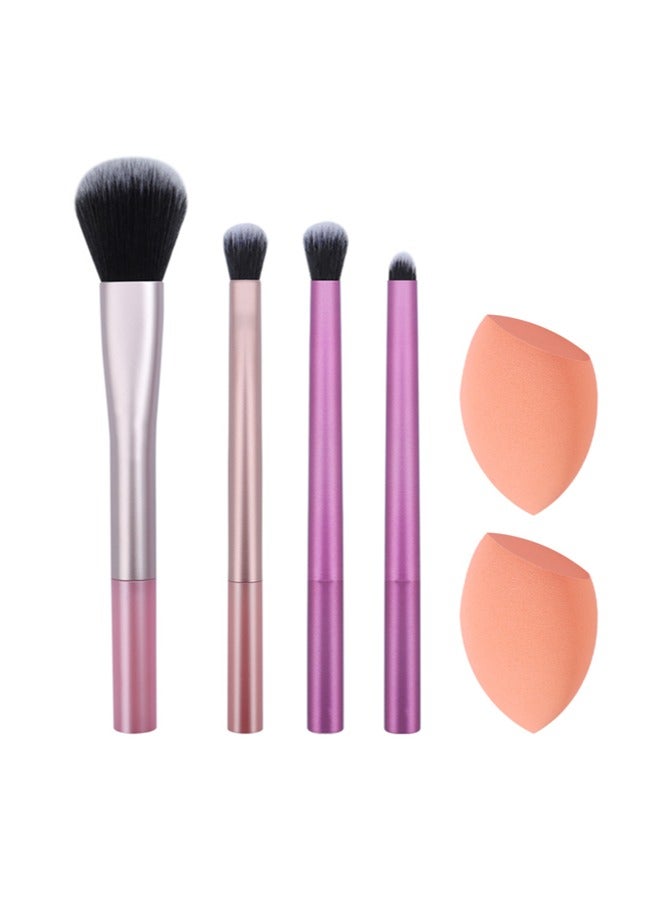 Multi-Use Makeup Brush Set Professional Cosmetic Brushes for Face & Eye Makeup, Soft & Durable Bristles, Multicolour Design, Blending, Contouring, Foundation & Eyeshadow Applicator Kit - Image 1