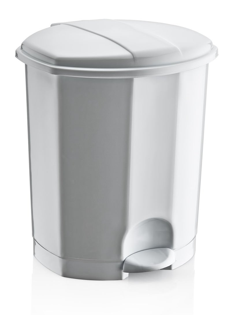 سلة مهملات بلاستيك بدعسة 30 ليتر 35X35X47 سم