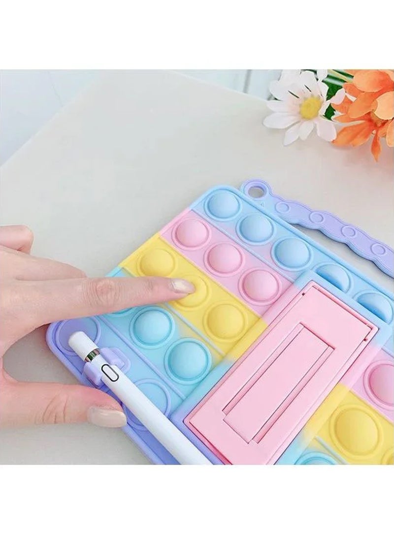Rock Pow Case For iPad (A16) 11th 11 inch 2025 Gen iPad 11 Case/Case For iPad 10th Gen Case 2022 iPad 10 Case with Kickstand Silicone Fidget Bubble Case for Girls Kids Cute Pop Protective Holder Tablet Cover for 11" iPad 11th 2025/10.9"iPad 10th Gen 2022 - Image 5