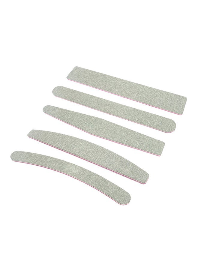 NIBEMINENT 5-Piece Nail File Set Grey - Image 1