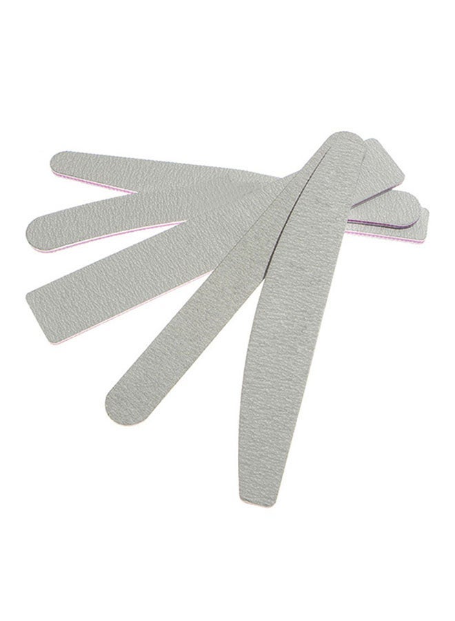 NIBEMINENT 5-Piece Nail File Set Grey - Image 3
