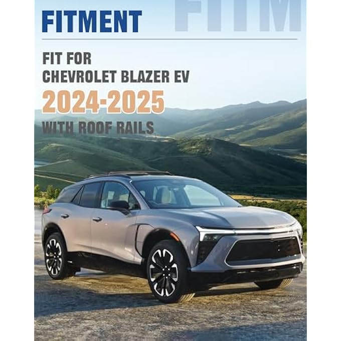 rayihni 220lbs Lockable Heavy Duty Roof Rack Cross Bar for Chevy Blazer EV 2024 2025 Cargo Bar Multi Functional Design for Bike Kayak Luggage - Image 3