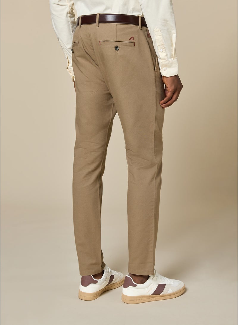 مانرزم The Khaki Form Stretch Twill Chinos Slim Fit - Image 2