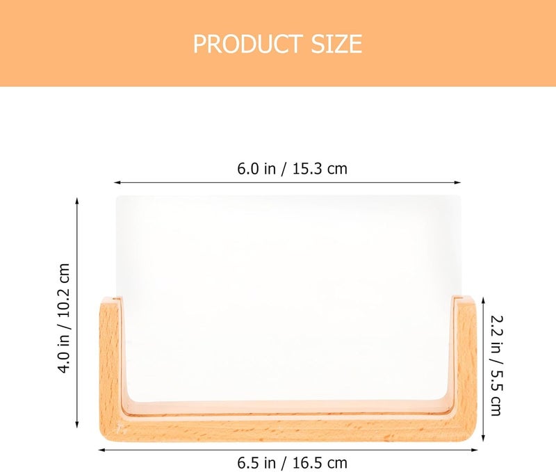 U-shaped Desk Picture Frame 4x6 Inch with Black Walnut and Beech Wood, Nordic Style Decorative Photo Holder for Home and Office Tabletop Display - Image 2