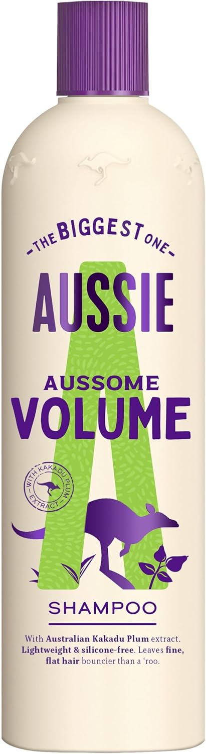 Aussie Aussome Volume Shampoo Lightweight Vegan Formula Brings Fullness Bounce Back To Fine Flat Hair With Kakadu Plum Extract Silicone Free Cruelty Free 675ml