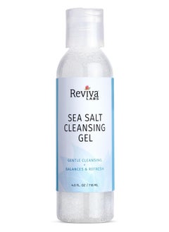 Reviva Labs Reviva Labs Sea Salt Face Wash 4 fl oz – Gentle Facial Cleanser with Mineral-Rich Sea Salt for Balanced, Hydrated, & Refreshed Skin – Cleansing Gel for All Skin Types, Including Sensitive Skin  - Image 1
