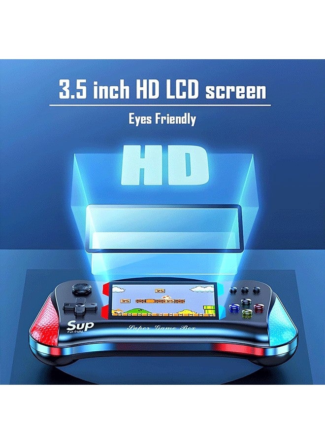 SUP SUP  Retro Handheld Game Console, 500 Classic Games, 3.5'' LCD Screen Handheld Video Game Console, Support 2 Players and TV Connection, Classic Fun for All Age - Image 4