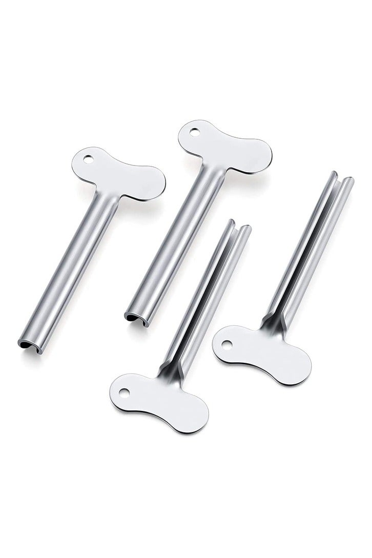 Toothpaste Squeezer, 6pcs Metal Tube Squeezer Key Stainless Steel Toothpaste Roller Tube Wringer for Paint, Cream, Cosmetic and Hair Dye - Image 3