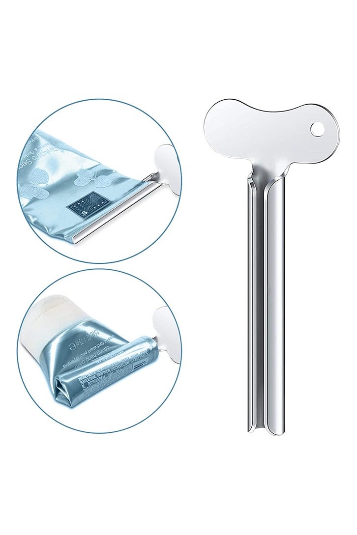 Toothpaste Squeezer, 6pcs Metal Tube Squeezer Key Stainless Steel Toothpaste Roller Tube Wringer for Paint, Cream, Cosmetic and Hair Dye - Image 4