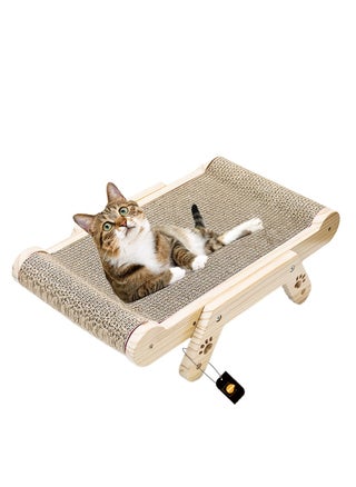 Cat Scratching Board Solid Wood Deformable Cat Scraper With Replacement Scratcher - pzsku/Z41F65BE13B13A3DBEFBCZ/45/_/1729146796/ee30cb30-80a4-4b3f-8b0f-dab1c0c40e61