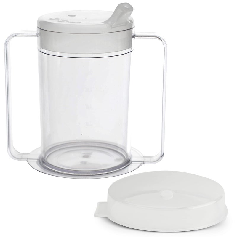 Providence Spillproof 12oz Adult Sippy Cup with Handles - Independence Sip Cups for Adults with Limited Mobility - Handicap Cups for Elderly Care - Made in the USA - PSC 50 - 1 Pack - Image 1