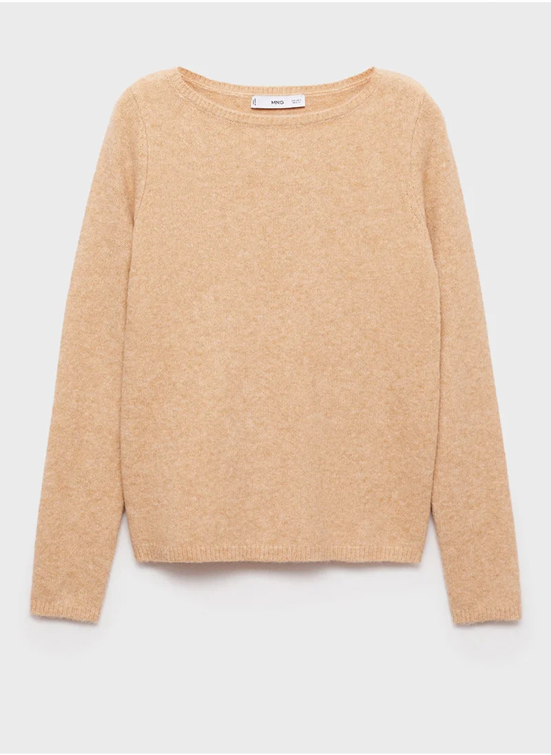 MANGO Crew Neck Sweater