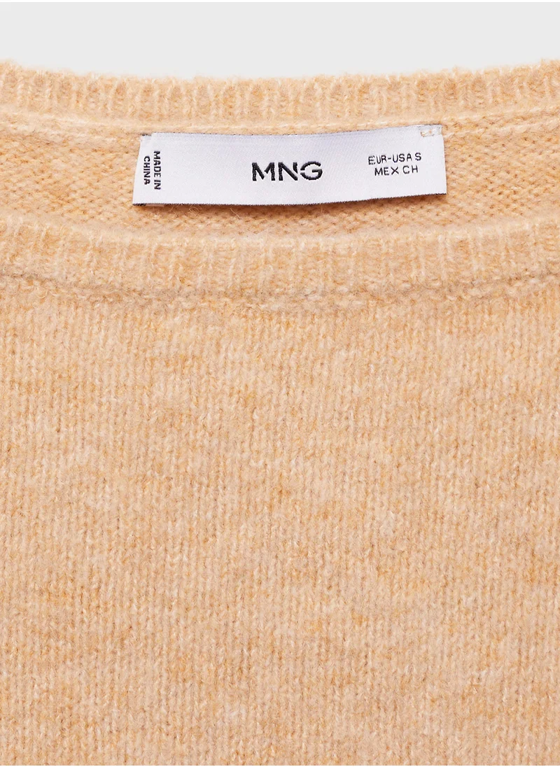 MANGO Crew Neck Sweater