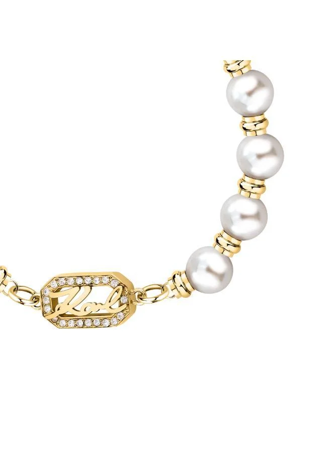 Karl Lagerfeld  Klayr09 Pearl Bracelet for Women | Best Price UAE