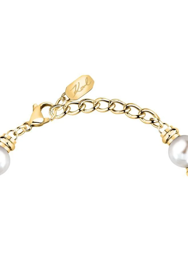 Karl Lagerfeld  Klayr09 Pearl Bracelet for Women | Best Price UAE