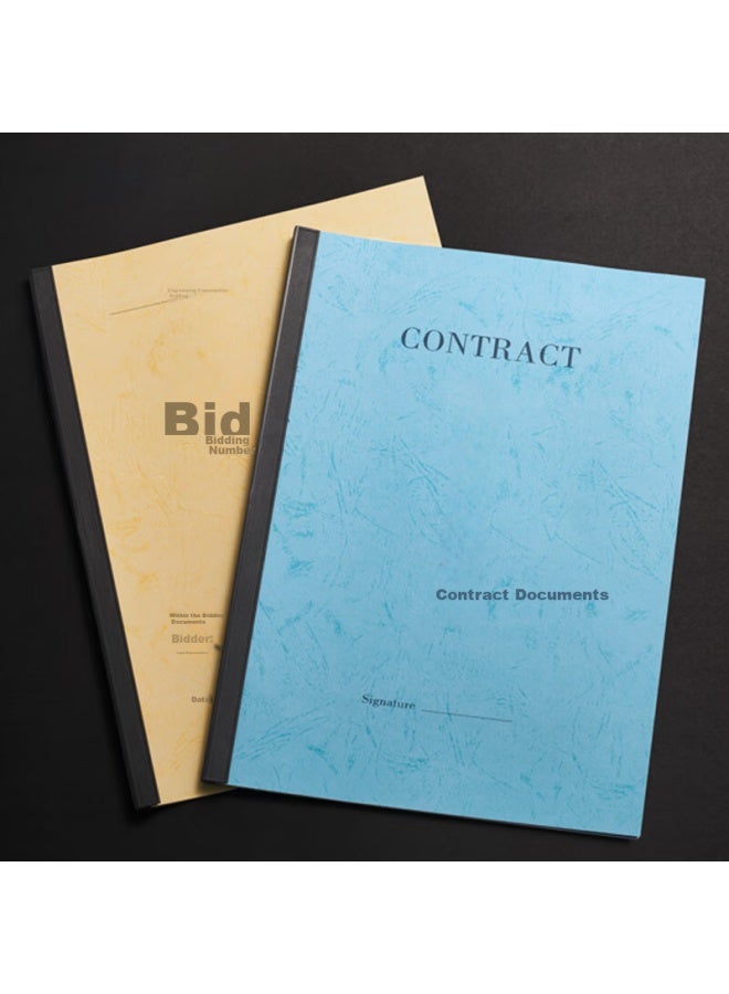 Dsb Transparent Pvc Plastic Binding Cover, A4 Size, 0.15mm Thick, Binding Spine, Transparent Cover, For Doent Bidding And File Binding, 50 Sheets/pack - Image 4
