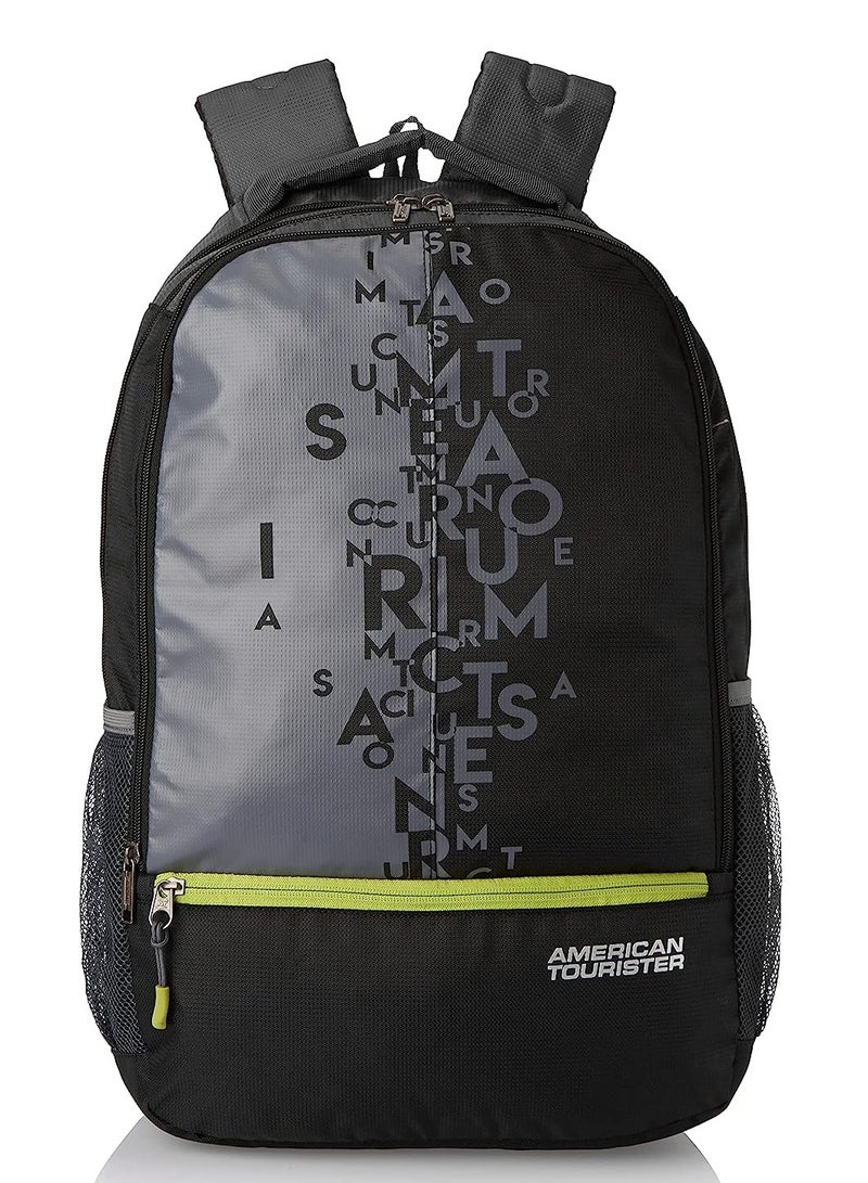 AMERICAN TOURISTER American Tourister Fizz 32L black backpack school bag for travel with organizer bottle compartment water resistant backpack - Image 2