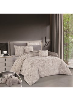 Winter Comforter Set Made Of Fur And Velvet Double-Sided With Durable And Soft Fabric Heavy Filling 8 Pieces King Size - pzsku/Z41F6ADFFB61270C9EF45Z/45/_/1729696486/94422e75-2757-4754-a68f-a27ef71d4375