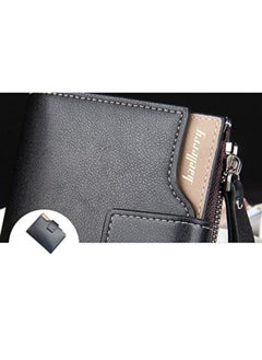 baellerry Buckle Zipper Leather Cash Card Holder Wallet for Men  - Image 4