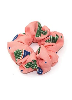 Fodattm Fodattm 4PCS Elastic Hair Scrunchies Hair Bands Hair Ties Scrunchy Hair Rope Ponytail Holder for Women (Cactus pattern)  - Image 4